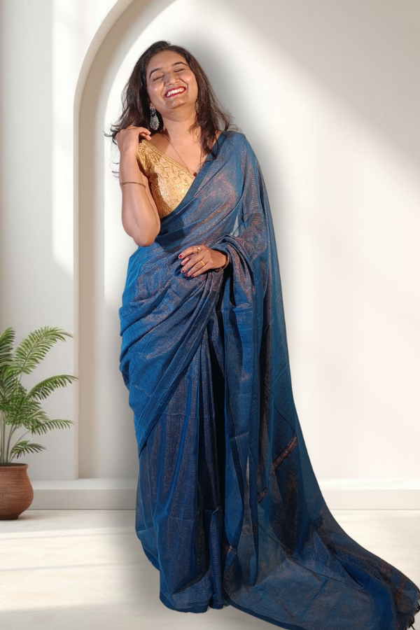 Rekha (Teal Blue)