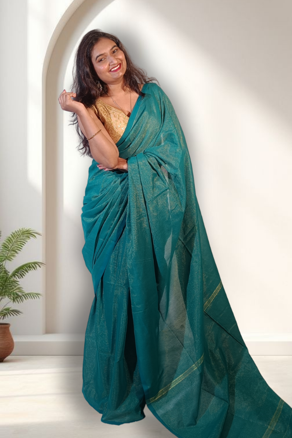Rekha (Teal Green)