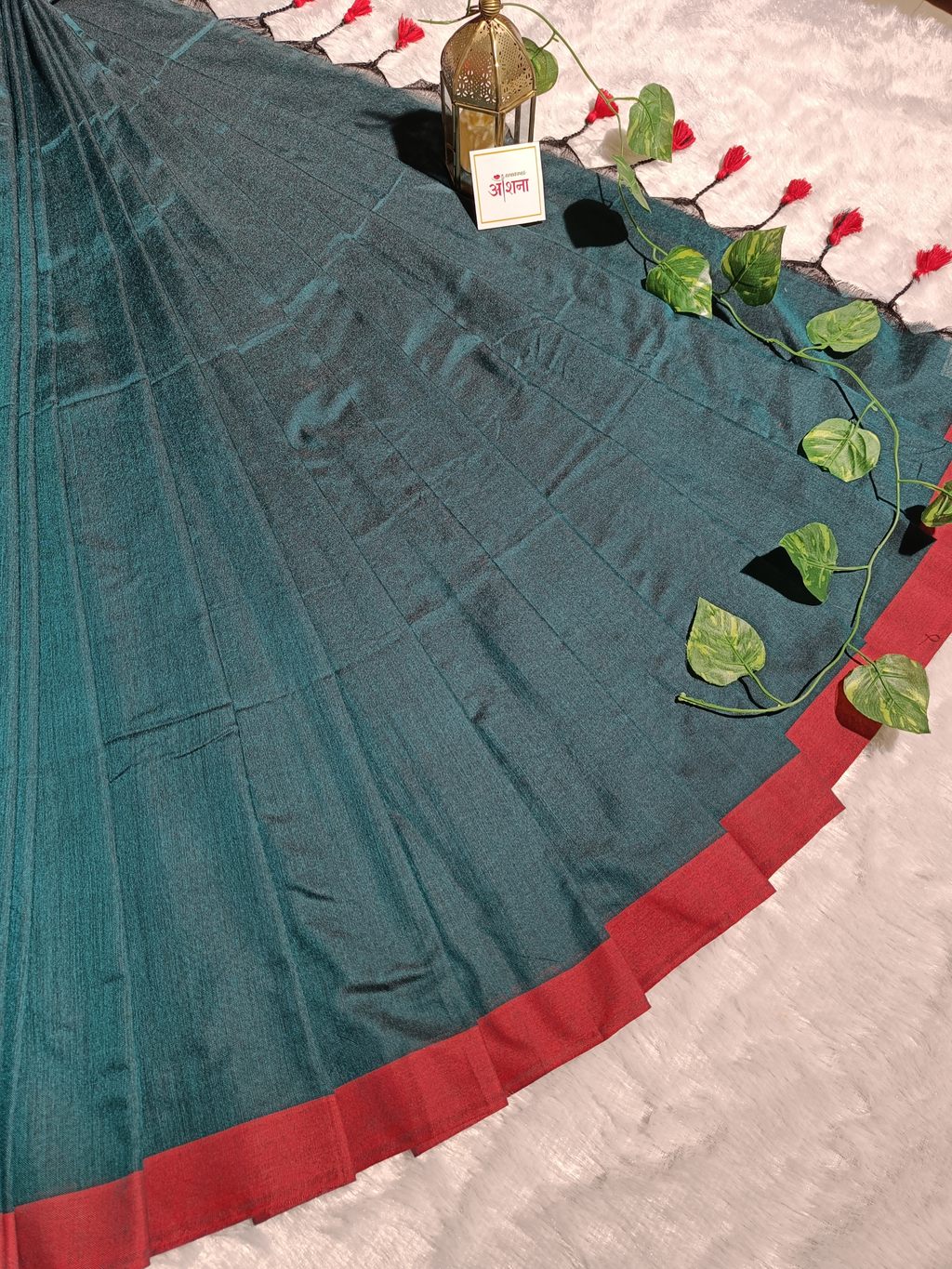 Rang Sutra (Teal Green)