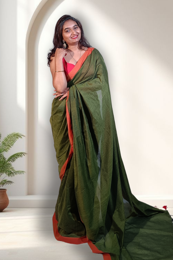 Rang Sutra (Olive Green)