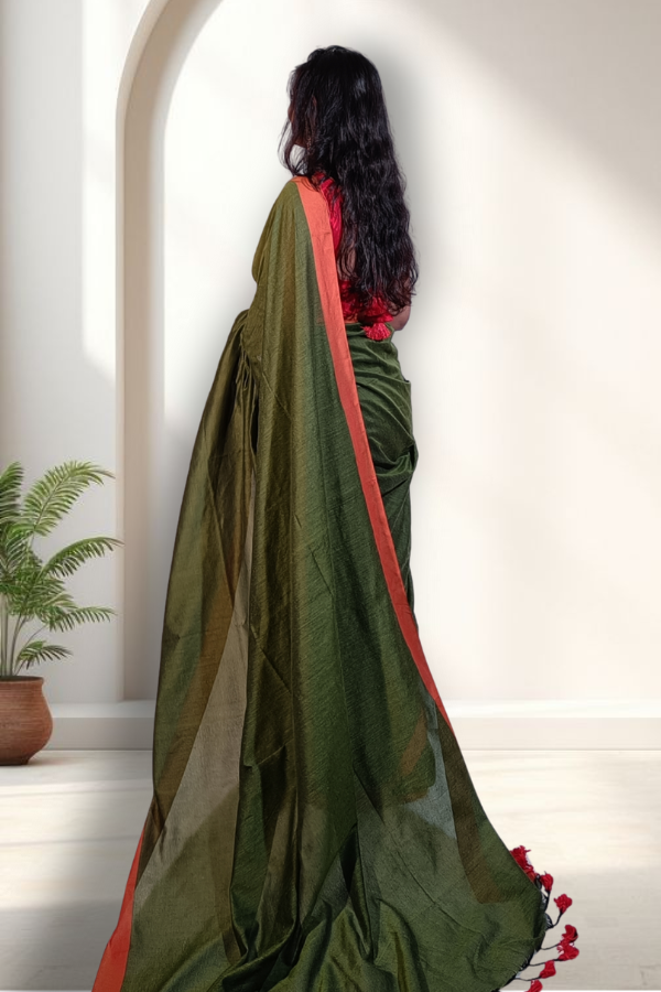 Rang Sutra (Olive Green)