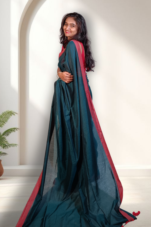 Rang Sutra (Teal Green)