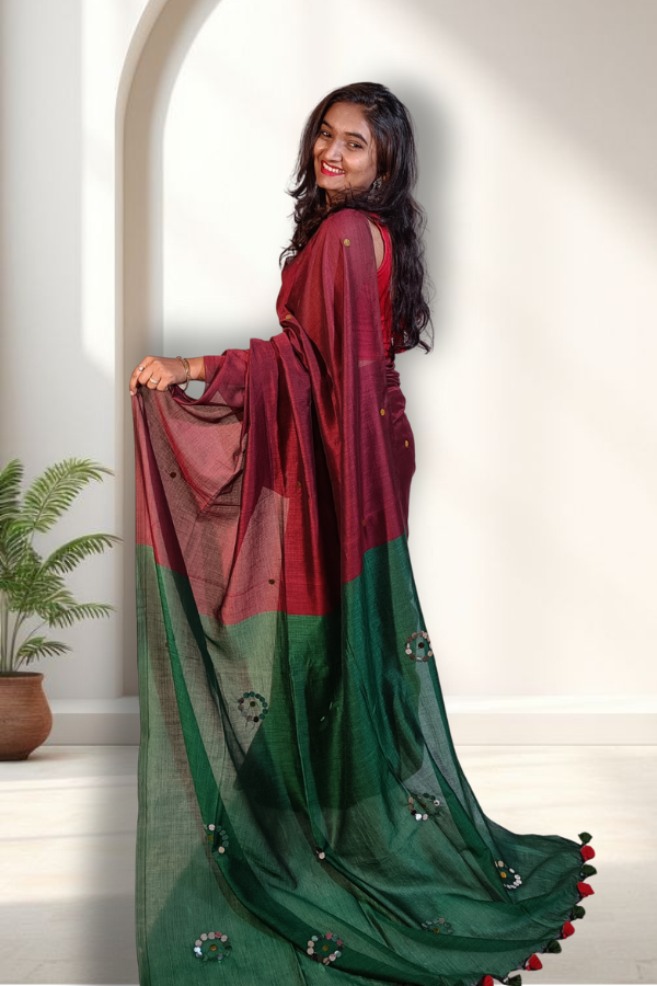 Chumki Shumki (Maroon-Green)