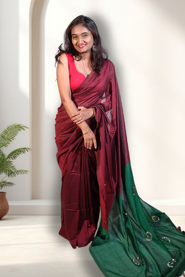 Chumki Shumki (Maroon-Green)