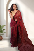 Oshana Ikkat (Maroon)