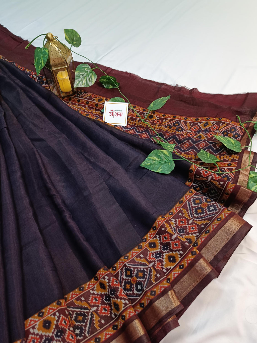 Patola Plain (Deep Wine)