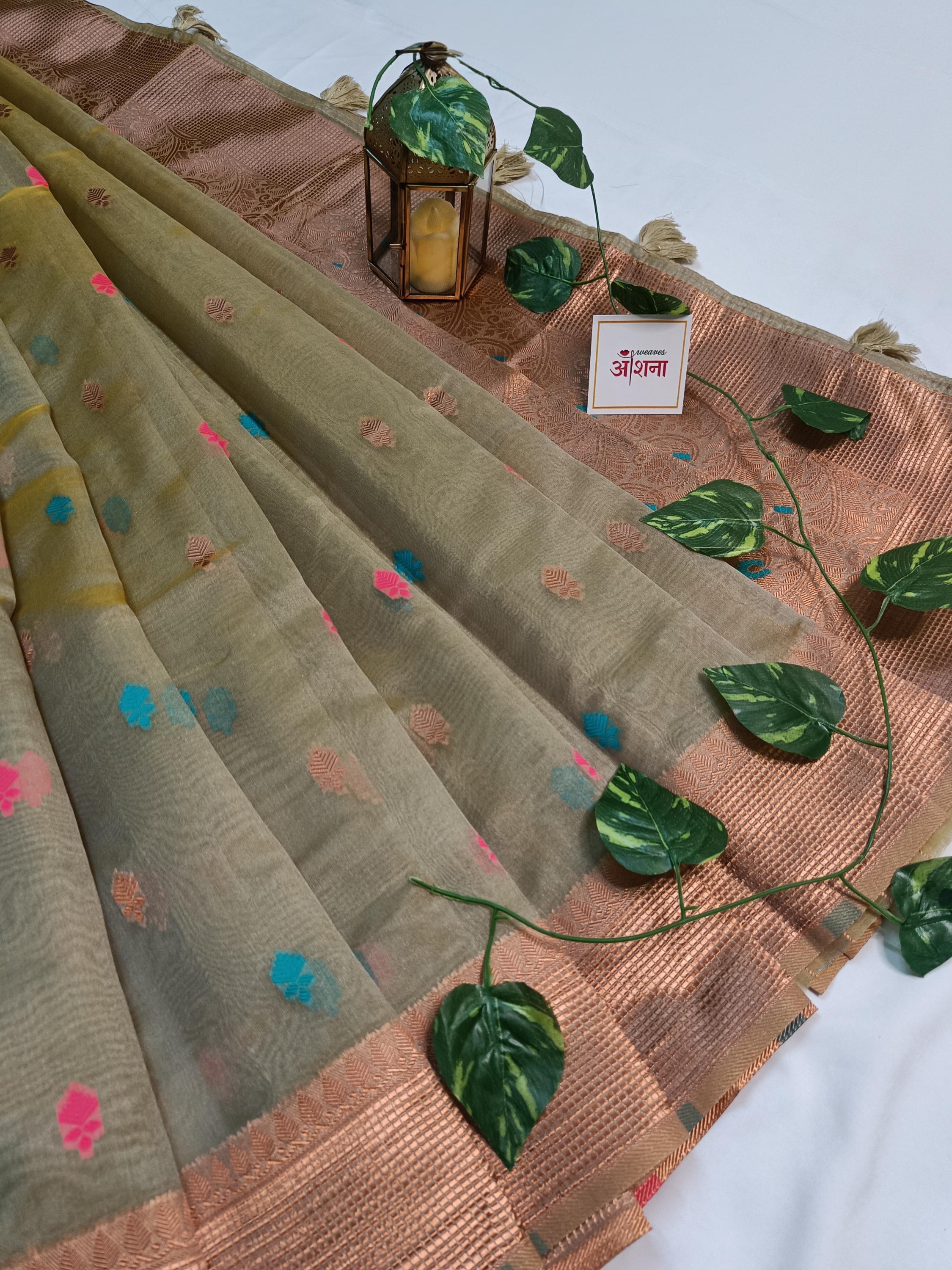 Fancy Silk (Olive Green)