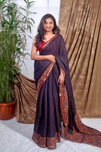 Patola Plain (Deep Wine)