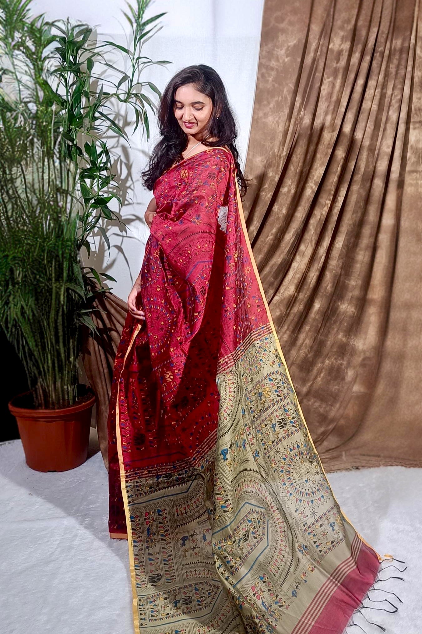 Madhubani Silk