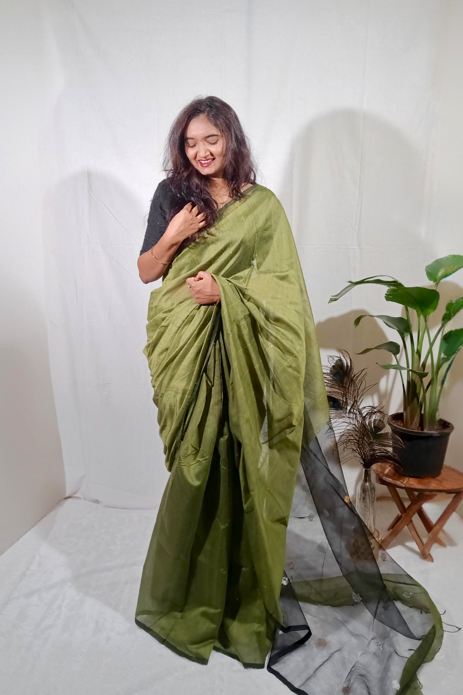Pallu Story (Green)