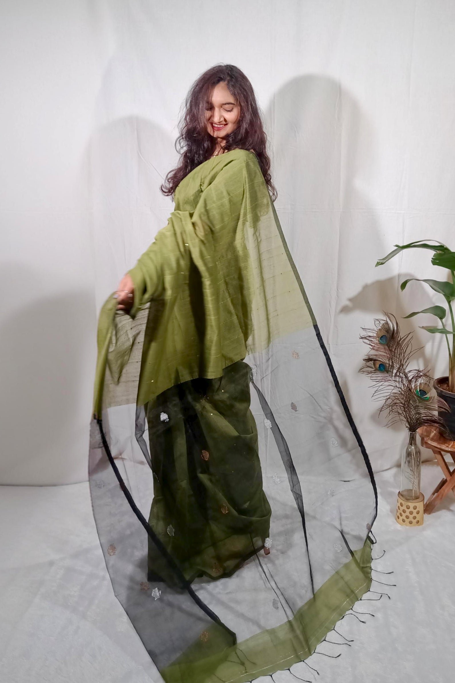 Pallu Story (Green)