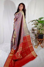 Proper Patola (Grey)