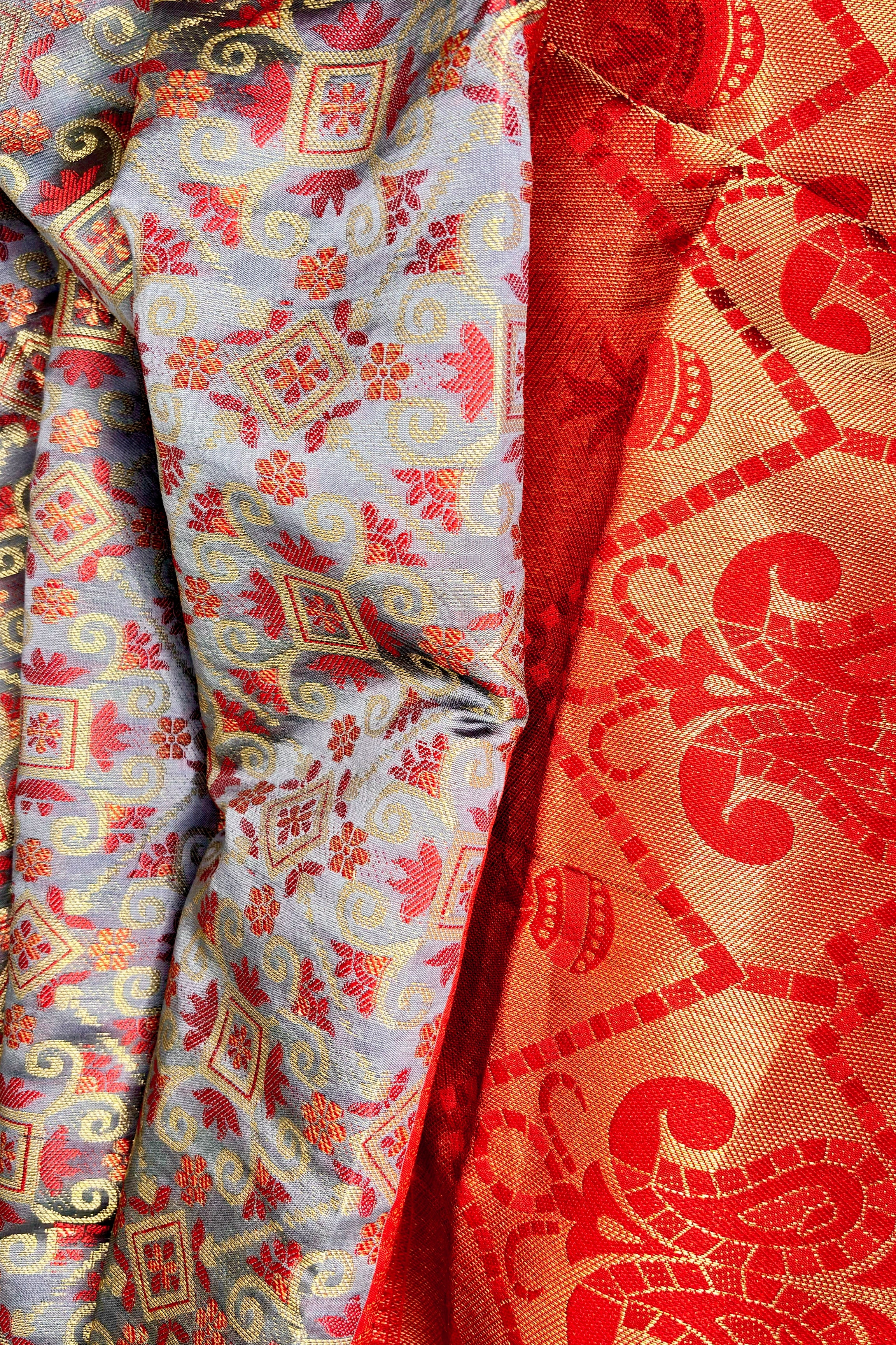 Proper Patola (Grey)