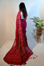 Katha Kari (Maroon)