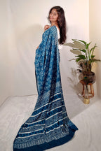 Indigo Hand-Block Phool