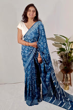 Indigo Hand-Block Phool