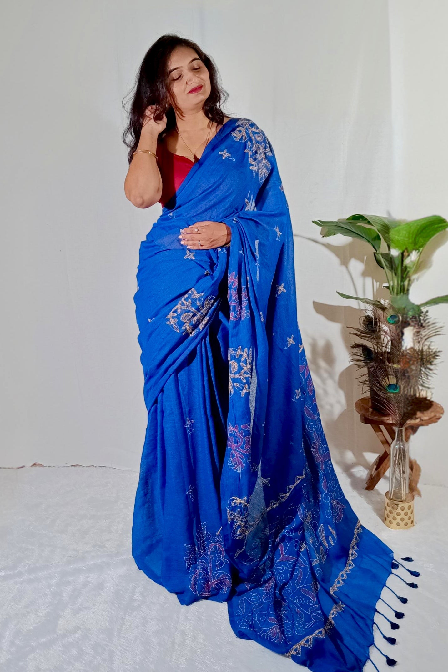 Katha Kari (Blue)