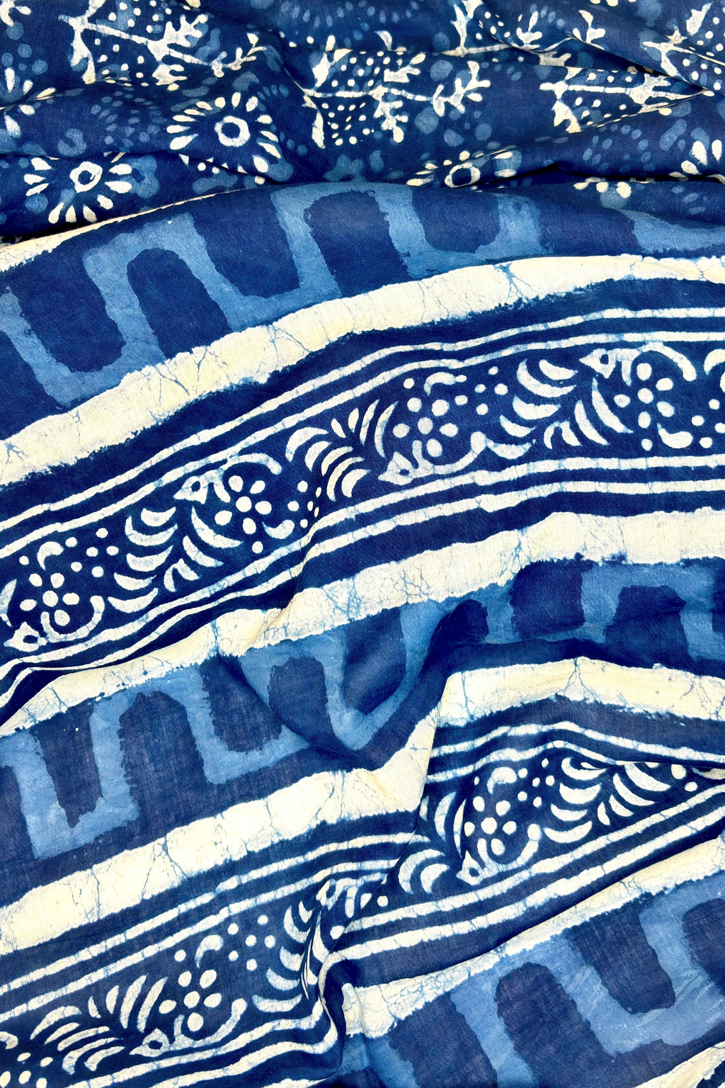 Indigo Hand-Block Phool